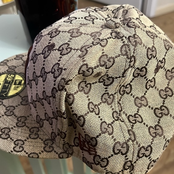 RARE NEW ERA GUCCI MONOGRAM NY YANKEES HAT CAP LIMITED EDITION SIZE - Picture 4 of 8